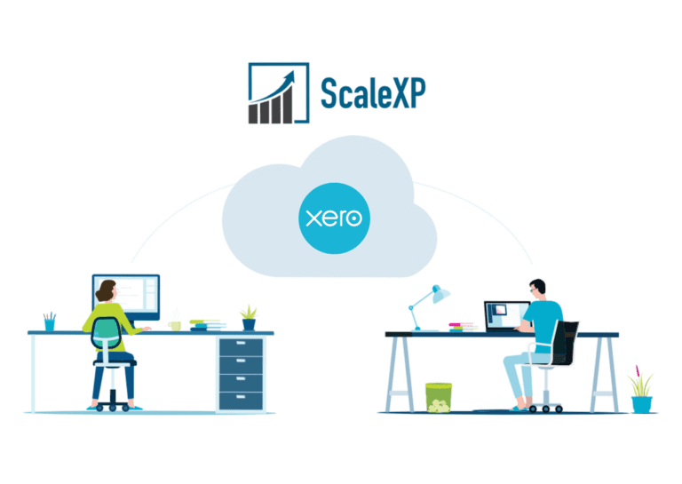 ScaleXP Xero integration logo graphic